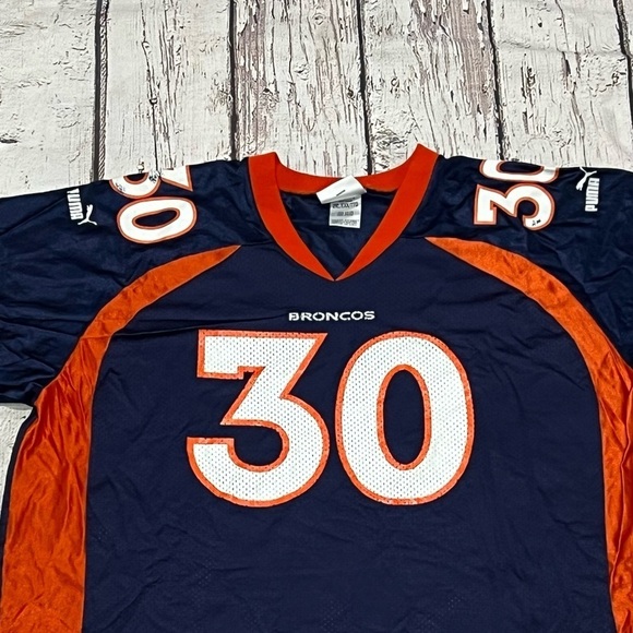 Vintage Terrell Davis Denver Broncos Puma 1990s NFL Football Jersey - Picture 9 of 9